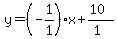 y=%28-1%2F1%29x%2B%2810%29%2F%281%29