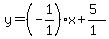 y=%28-1%2F1%29x%2B%285%29%2F%281%29