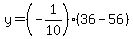 y=%28-1%2F10%29%2836-56%29