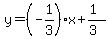 y=%28-1%2F3%29x%2B%281%29%2F%283%29