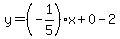 y=%28-1%2F5%29x%2B0-2