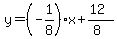 y=%28-1%2F8%29x%2B%2812%29%2F%288%29