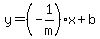 y=%28-1%2Fm%29x%2Bb
