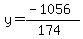 y=%28-1056%29%2F%28174%29