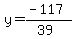 y=%28-117%29%2F%2839%29