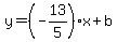 y=%28-13%2F5%29x%2Bb