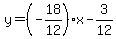 y=%28-18%2F12%29x-3%2F12