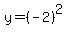y=%28-2%29%5E2