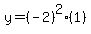 y=%28-2%29%5E2%281%29