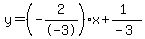 y=%28-2%2F-3%29x%2B%281%29%2F%28-3%29