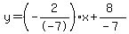 y=%28-2%2F-7%29x%2B%288%29%2F%28-7%29