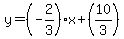 y=%28-2%2F3%29x%2B%2810%2F3%29