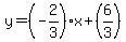 y=%28-2%2F3%29x%2B%286%2F3%29