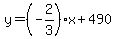 y=%28-2%2F3%29x%2B490