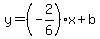y=%28-2%2F6%29x%2Bb