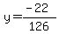 y=%28-22%29%2F126