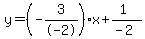 y=%28-3%2F-2%29x%2B%281%29%2F%28-2%29