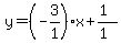 y=%28-3%2F1%29x%2B%281%29%2F%281%29