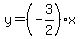 y=%28-3%2F2%29x