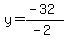 y=%28-32%29%2F%28-2%29