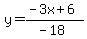 y=%28-3x%2B6%29%2F%28-18%29