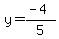 y=%28-4%29%2F5