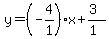 y=%28-4%2F1%29x%2B%283%29%2F%281%29