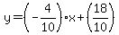 y=%28-4%2F10%29x%2B%2818%2F10%29