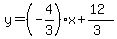 y=%28-4%2F3%29x%2B%2812%29%2F%283%29