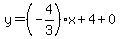 y=%28-4%2F3%29x%2B4%2B0