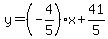y=%28-4%2F5%29x%2B41%2F5