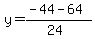 y=%28-44-64%29%2F%2824%29