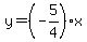 y=%28-5%2F4%29x