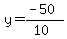 y=%28-50%29%2F%2810%29