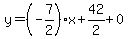 y=%28-7%2F2%29%2Ax%2B42%2F2%2B0