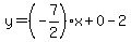 y=%28-7%2F2%29x%2B0-2
