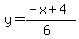 y=%28-x%2B4%29%2F%286%29