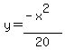 y=%28-x%5E2%29%2F20
