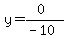 y=%280%29%2F%28-10%29