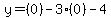 y=%280%29-3%280%29-4
