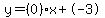 y=%280%29x%2B-3
