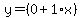 y=%280%2B1%2Ax%29