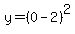 y=%280-2%29%5E2