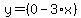 y=%280-3%2Ax%29