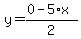 y=%280-5%2Ax%29%2F2