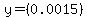 y=%280.0015%29