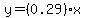 y=%280.29%29x