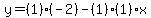 y=%281%29%28-2%29-%281%29%281%29x%29