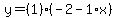 y=%281%29%28-2-1%2Ax%29