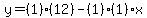 y=%281%29%2812%29-%281%29%281%29x%29